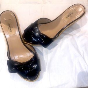 Valentino black espadrilles